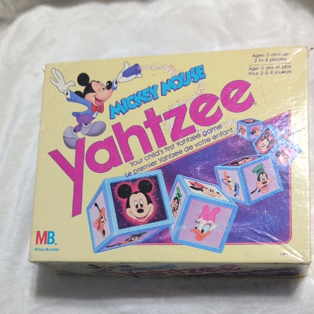 Mickey Mouse Yahtzee Game